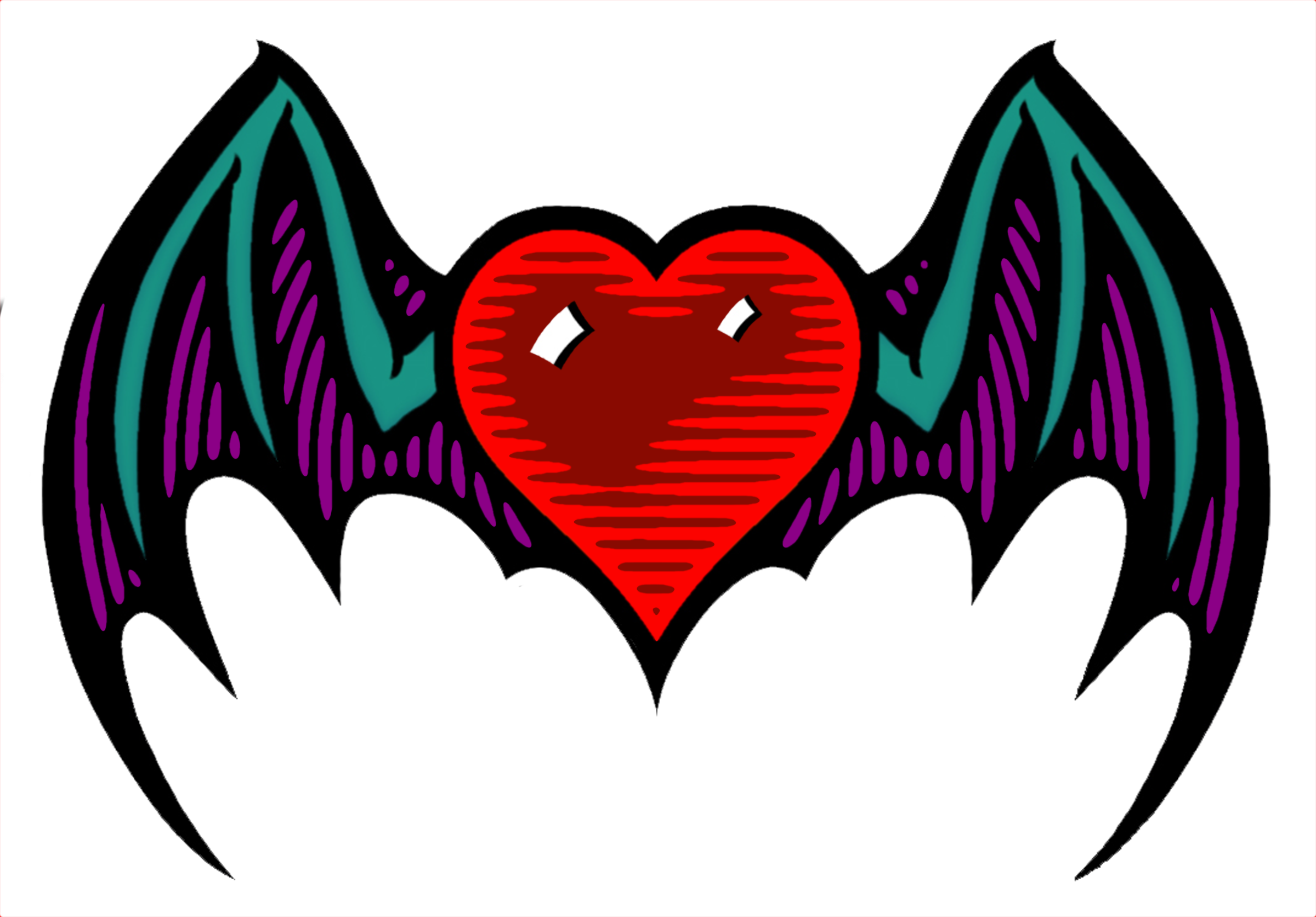 Bat Heart Icon