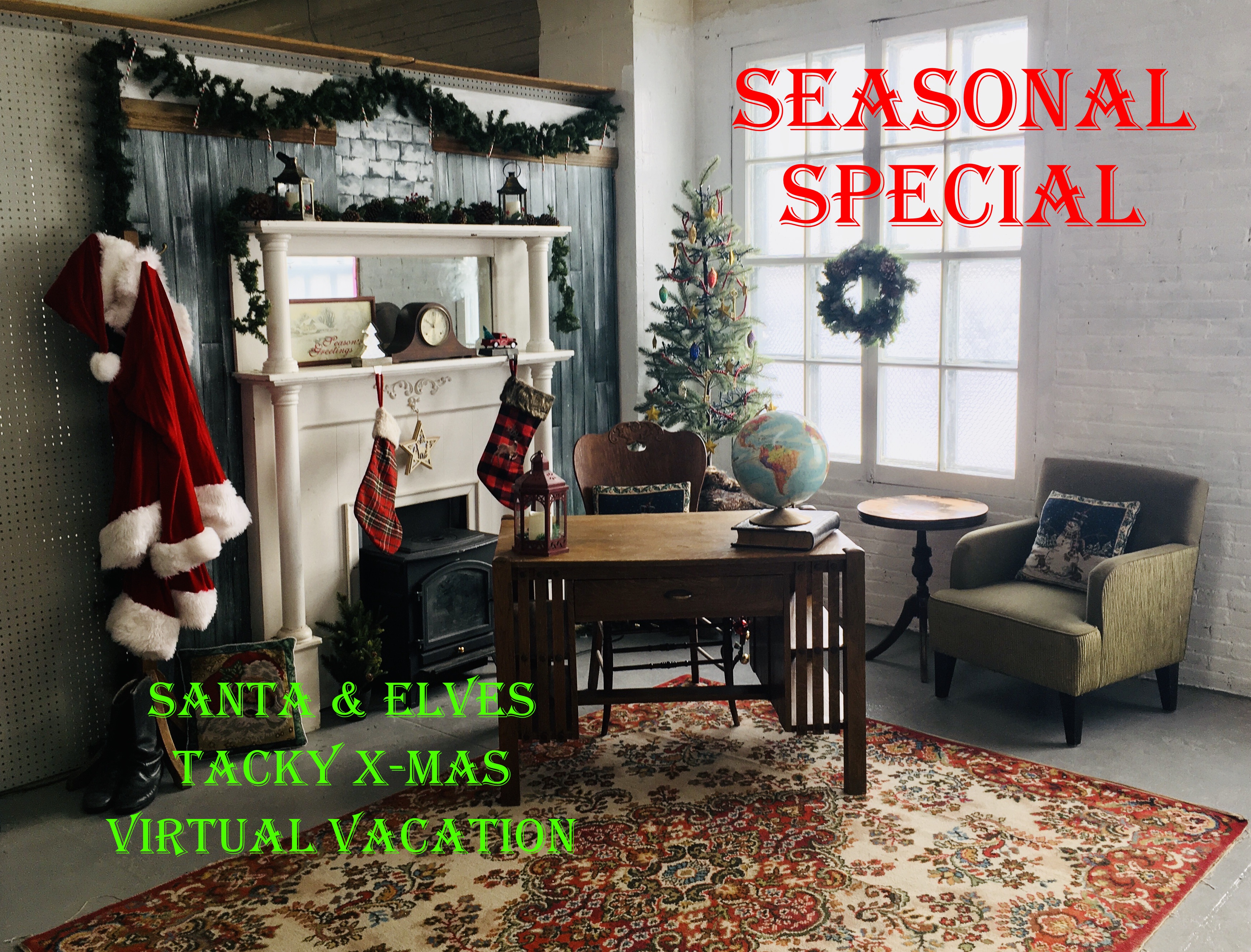 Seasonal Special Costumes - Santa, Elves, Tacky X-Mas, Virtual Vacation